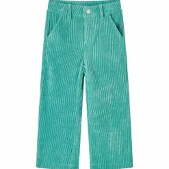 Kinderbroek 92 ribfluweel mintgroen