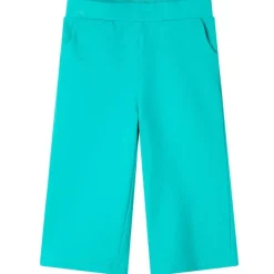 Kinderbroek met wijde pijpen 116 mintkleurig