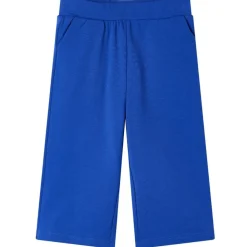 Kinderbroek met wijde pijpen 104 kobaltblauw