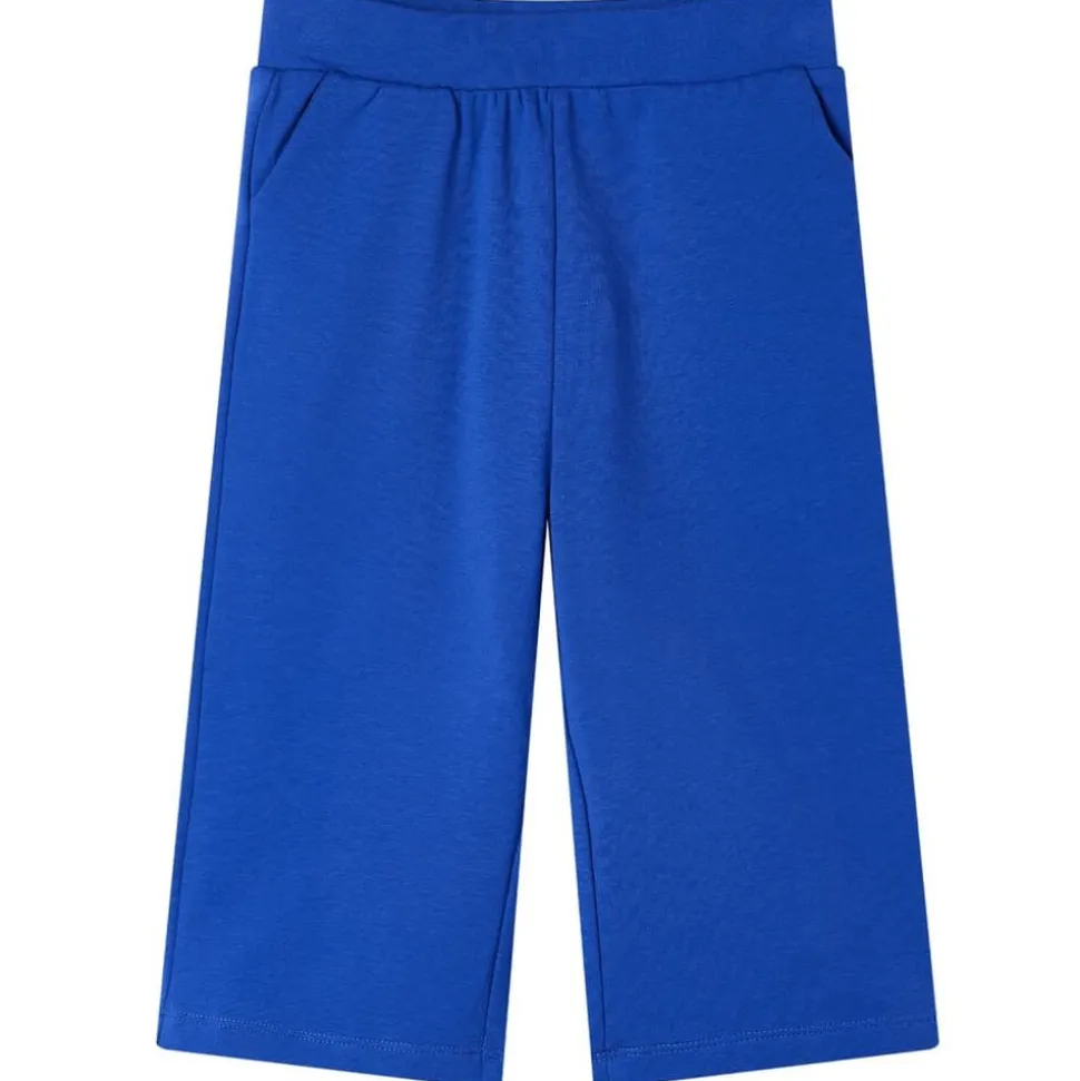 Kinderbroek met wijde pijpen 104 kobaltblauw