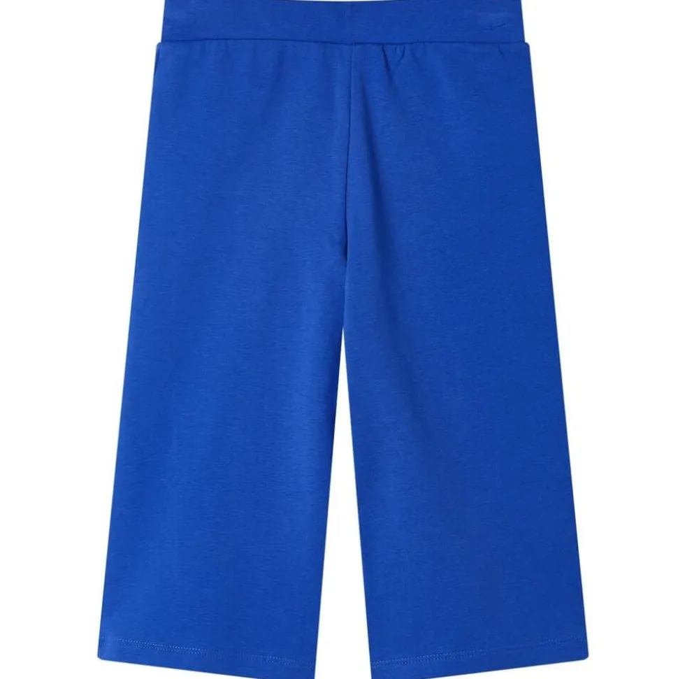 Kinderbroek met wijde pijpen 104 kobaltblauw