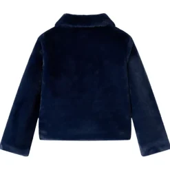 Kinderjas 92 kunstvacht marinekleur