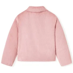 Kinderjas 92 kunstvacht roze