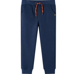 Kinderjoggingbroek 92 gemêleerd marineblauw