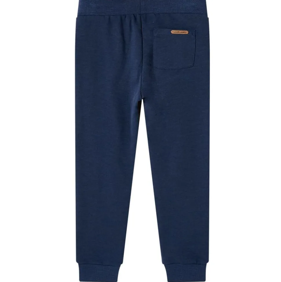 Kinderjoggingbroek 92 gemêleerd marineblauw