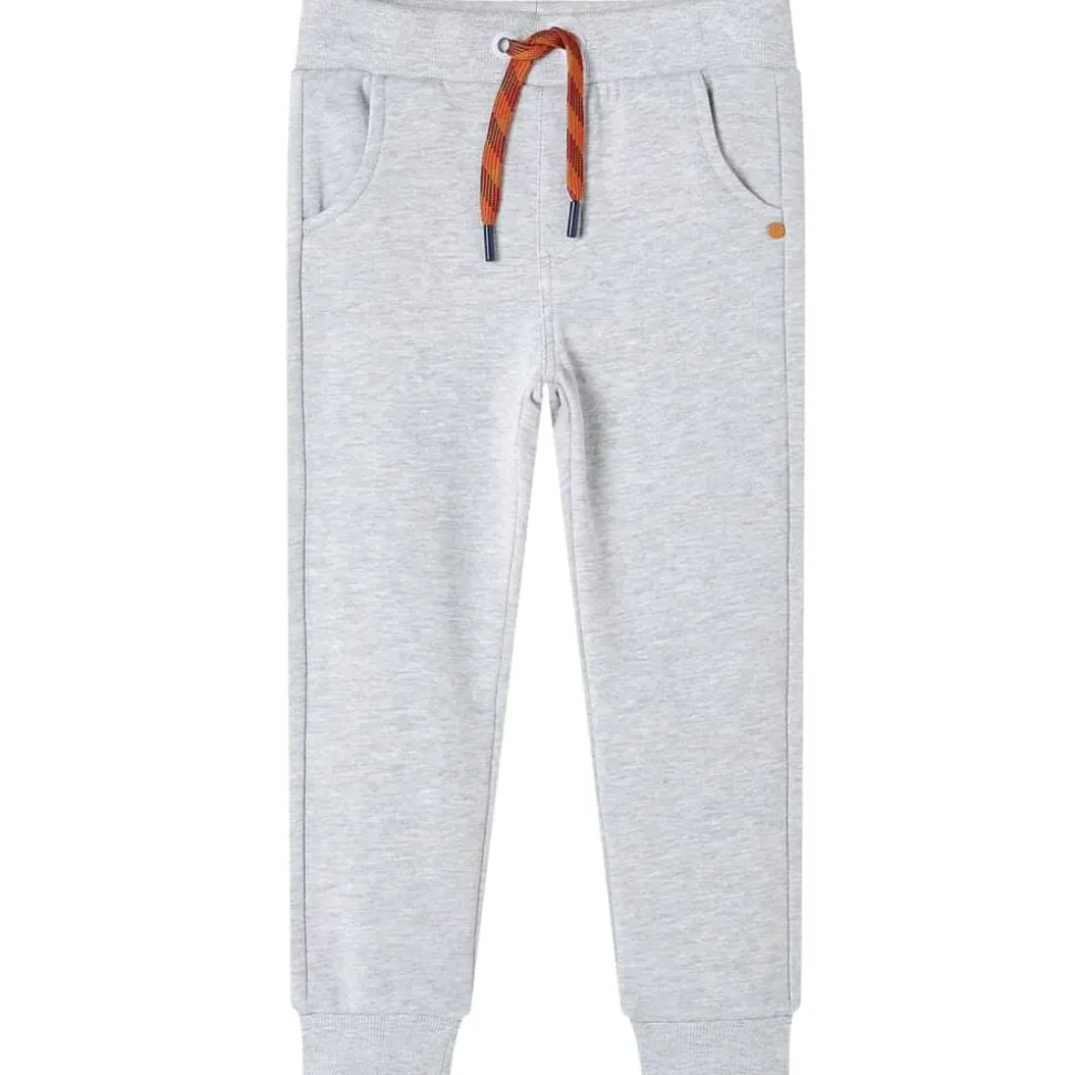 Kinderjoggingbroek 92 gemêleerd grijs