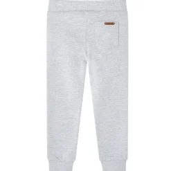 Kinderjoggingbroek 92 gemêleerd grijs