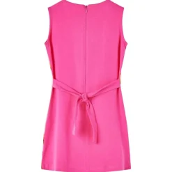 Kinderjurk 104 felroze