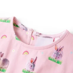 Kinderjurk 104 lichtroze