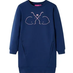 Kinderjurk 92 marineblauw