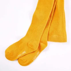 Kindermaillot 104 okerkleurig