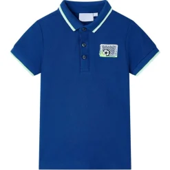 Kinderpoloshirt 104 donkerblauw