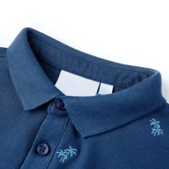 Kinderpoloshirt 92 donkerblauw