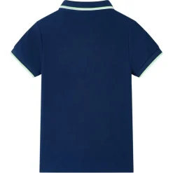 Kinderpoloshirt 116 marineblauw