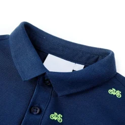Kinderpoloshirt 92 marineblauw