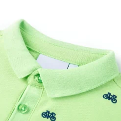 Kinderpoloshirt 92 neongroen