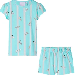 Kinderpyjama met korte mouwen 104 ecru