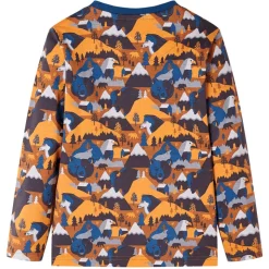 Kinderpyjama met lange mouwen 92 cognackleurig