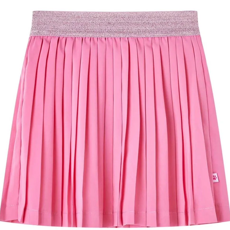 Kinderrokje geplooid 92 roze