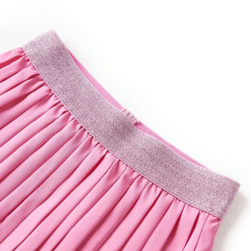 Kinderrokje geplooid 92 roze