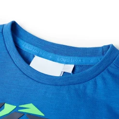 Kindershirt 104 blauw