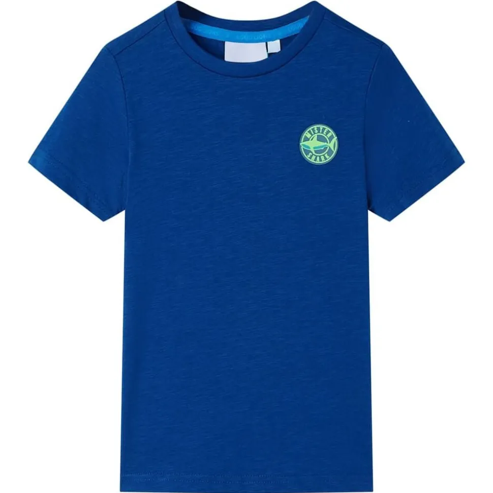 Kindershirt 104 donkerblauw