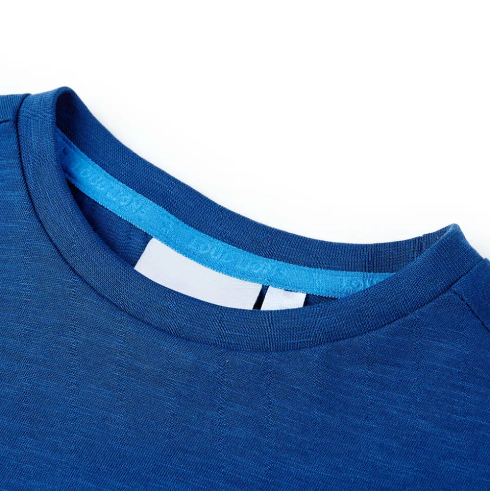 Kindershirt 104 donkerblauw