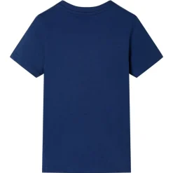 Kindershirt 116 donkerblauw