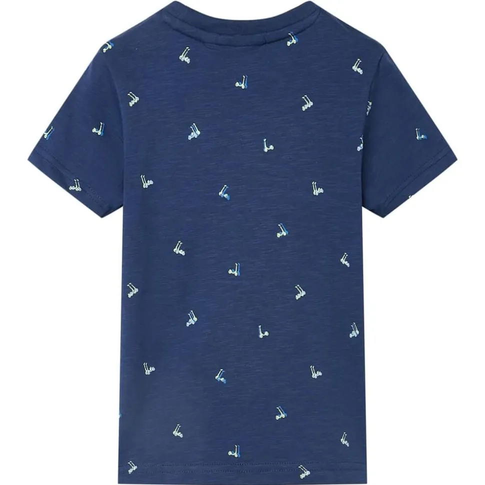 Kindershirt 92 donkerblauw