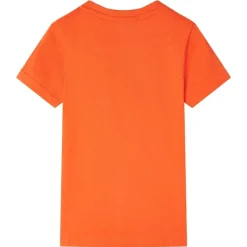 Kindershirt 116 donkeroranje