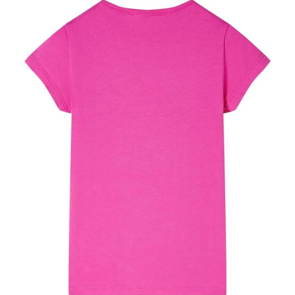 Kindershirt 104 donkerroze