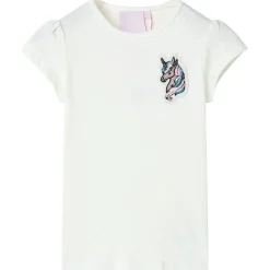 Kindershirt 140 ecru