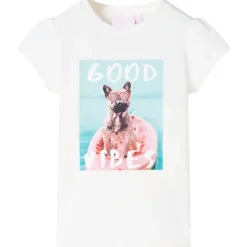 Kindershirt 140 ecru