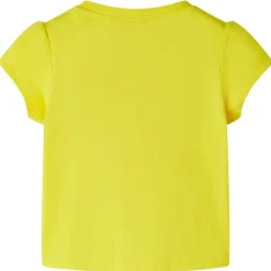 Kindershirt 104 geel