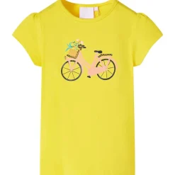 Kindershirt 104 geel