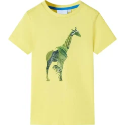 Kindershirt 92 geel