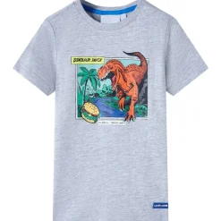 Kindershirt 116 grijs