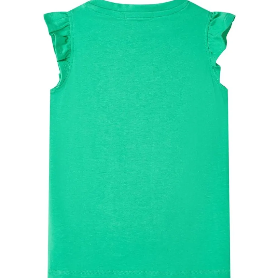 Kindershirt 116 groen