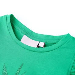 Kindershirt 116 groen