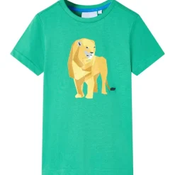 Kindershirt 104 groen