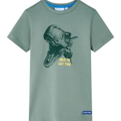 Kindershirt 104 kakikleurig