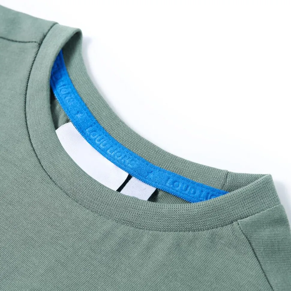 Kindershirt 104 kakikleurig