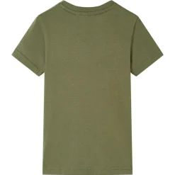 Kindershirt 104 kakikleurig