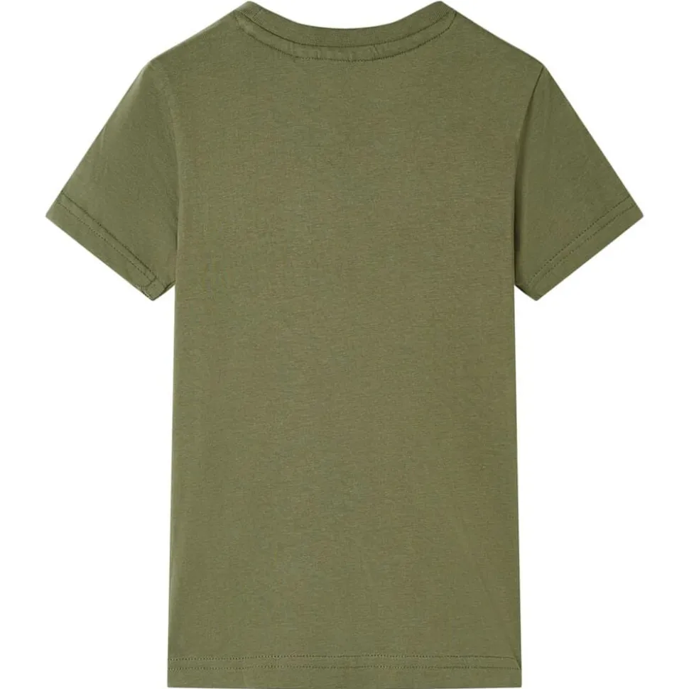 Kindershirt 104 kakikleurig