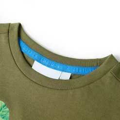 Kindershirt 104 kakikleurig