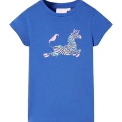 Kindershirt 104 kobaltblauw