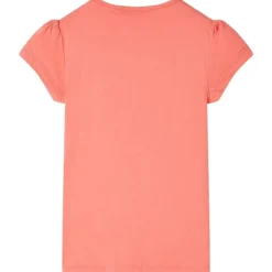 Kindershirt 92 koraalkleurig