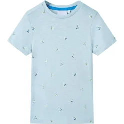 Kindershirt 104 lichtblauw