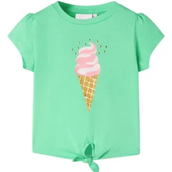 Kindershirt 104 lichtgroen