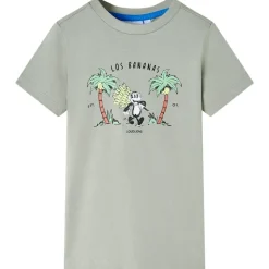Kindershirt 140 lichtkakikleurig